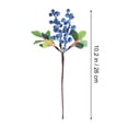 thumbnail image 2 of WHAMVOX Fake Berry Simulation Blueberry Realistic Looking Berries 24.00X7.00X5.00CM, 2 of 8