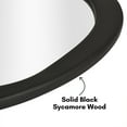 thumbnail image 6 of Americanflat 20x40 Organic Shaped Wood Mirror in Black Sycamore - Oval Wall Mirror for Bathroom, Living Room, Entryway Hall, and Decorative Mirror for Bedroom, 6 of 8