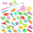 thumbnail image 1 of Inflatable Pool Magnetic Fishing Set for Kids - Summer Outdoor Fun Toy, Includes Fish, Rods, Net Scoop & Pump, 1 of 1