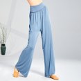 thumbnail image 2 of Edvintorg Women's Casual Elastic High Waisted Wide Leg Pants Loose Workout Out Modert Casual Trousers Yoga Gym Pants, 2 of 7