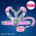 thumbnail image 2 of Correa para niños pequeños 2 en 1, eslabón de muñeca antipérdida, arnés de seguridad rosa con cerradura para niños, correa para bebé, eslabón de muñeca antipérdida, eslabón de muñeca de segu, 2 of 5