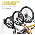 thumbnail image 4 of Swivel Bike Wall Mount, No Heavy Lifting Required Bike Wall Mount, Bike Hangers for Garage, Space-Saving Bike Rack Garage, Easy to Load and Unload, Bike Hanger Can Hold Up to 77 lbs, 2 Pack, 4 of 9