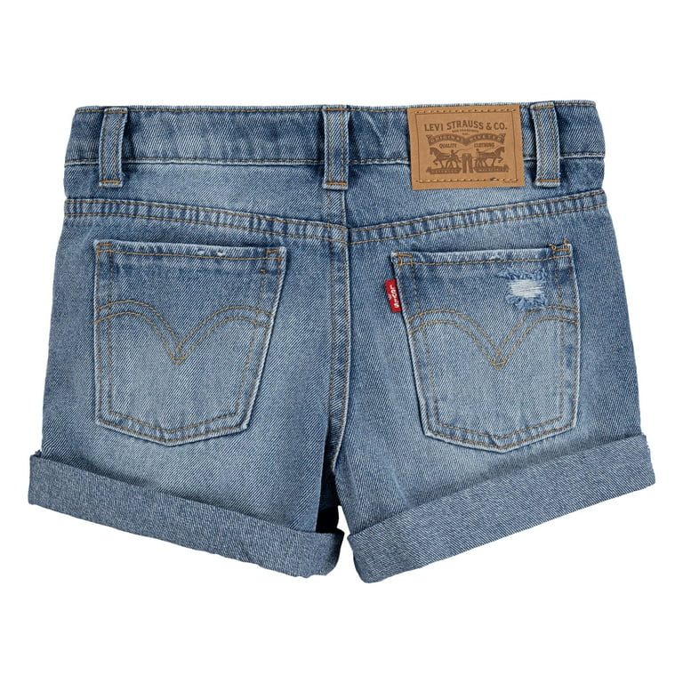 Levi's Girls' Girlfriend Denim Shorty Shorts, Sizes 4-16