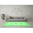 thumbnail image 3 of Ahgly Company Indoor Square Oriental Emerald Green Traditional Area Rugs, 5' Square, 3 of 4