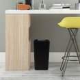 thumbnail image 6 of Julyeen 4.5 Gallon 3 Pack Rectangular Plastic Wastebasket, Small Garbage Bin, Slim Trash Can for Kitchen, Bathroom, Office, Black, 6 of 6