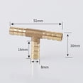 thumbnail image 4 of 5Pcs Brass Hose Barb Adapters for Clean Air Distribution Strong & Reliable for Pneumatics, 4 of 4