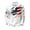 G1-White, variant on Havenx Men's Casual American 250th Anniversary T-Shirt Long-Sleeved Waffle Fabric Shirt American Flag Printed Buttons Polo 250 Years Of Freedom Cross Patriotic Tees,Blue M