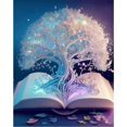 thumbnail image 1 of Kit de Punto de Cruz Tiwabb Árbol de la Vida 30x40 cm 11CT, 1 of 9