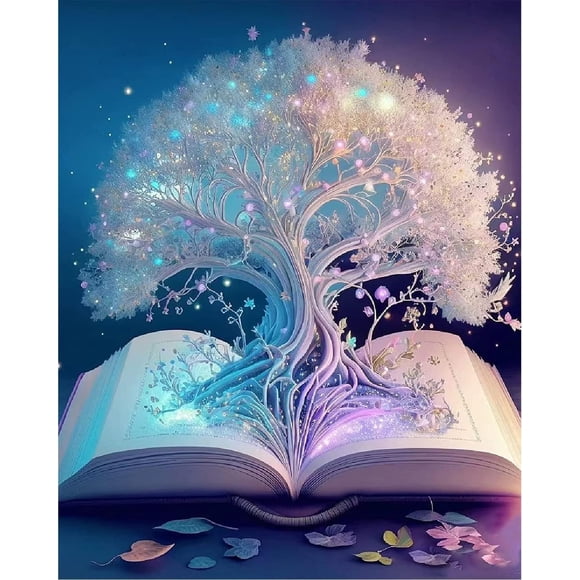 Kit de Punto de Cruz Tiwabb Árbol de la Vida 30x40 cm 11CT
