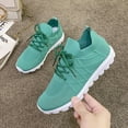 thumbnail image 5 of Big Size Women's Lightweight Walking Sneakers Casual Lace Up Flats Tennis Athletic Running Fashion Sport Shoes for Girls, 5 of 10