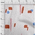 thumbnail image 2 of oneOone Rayon Brown Fabric Geometric Abstract Shapes With Animal Print Sewing Craft Projects Fabric Prints By Yard 56 Inch Wide, 2 of 4