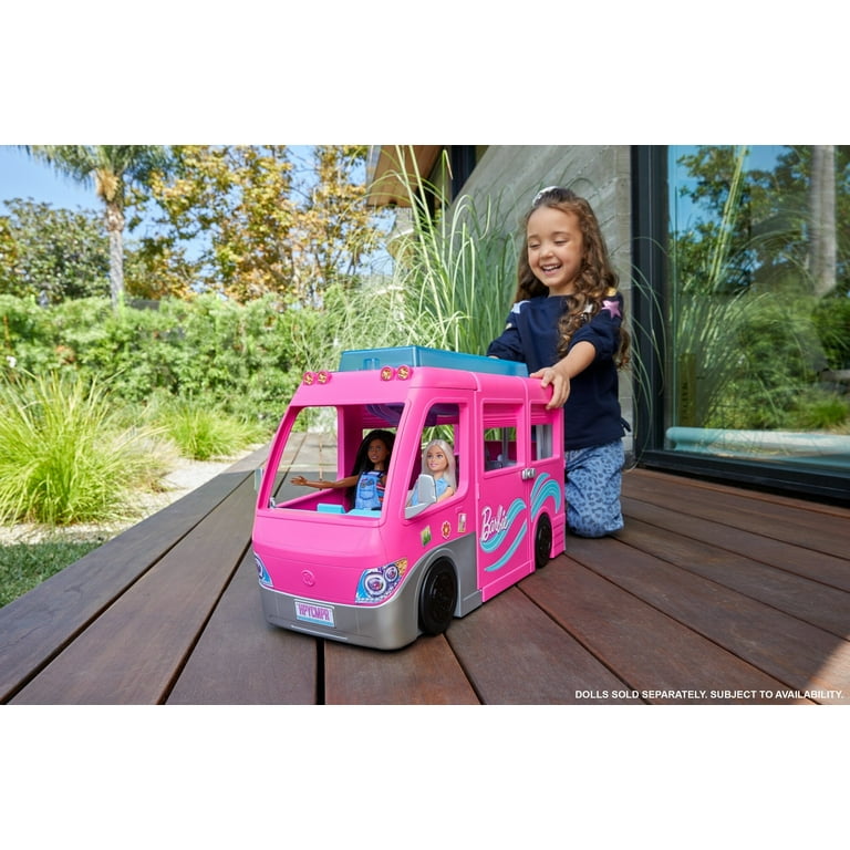 Barbie Dream Camper Vehicle Playset and Accessories