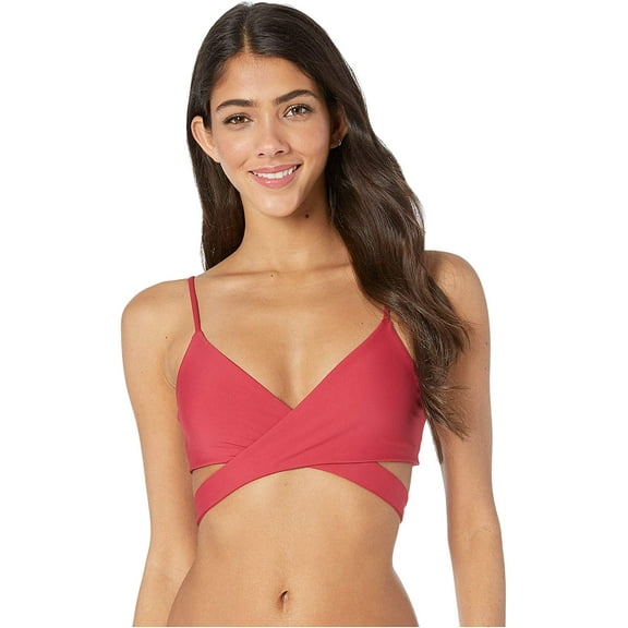 LSpace Womens Sweet Chic Solids Chloe Wrap Bikini Top