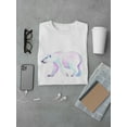 thumbnail image 3 of Purple Tint Polar Bear T-Shirt Men -Image by Shutterstock, Male Large, 3 of 4