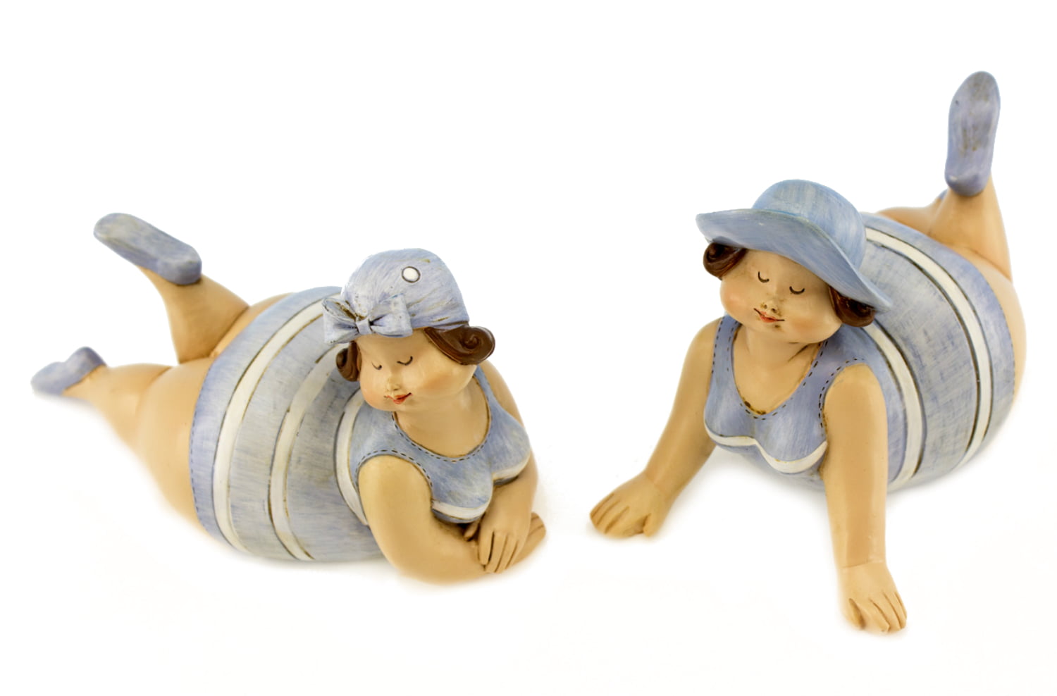 Lounging on Beach Bathing Beauties Shelf or Table Figurines Set of 2 for sale online 