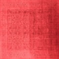 thumbnail image 1 of Ahgly Company Indoor Square Oriental Red Industrial Area Rugs, 7' Square, 1 of 4