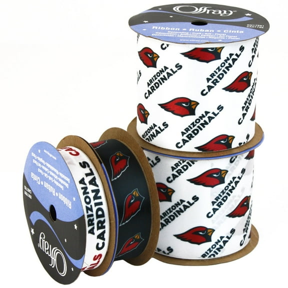 Cardinals Printed Ribbon 4 Pack