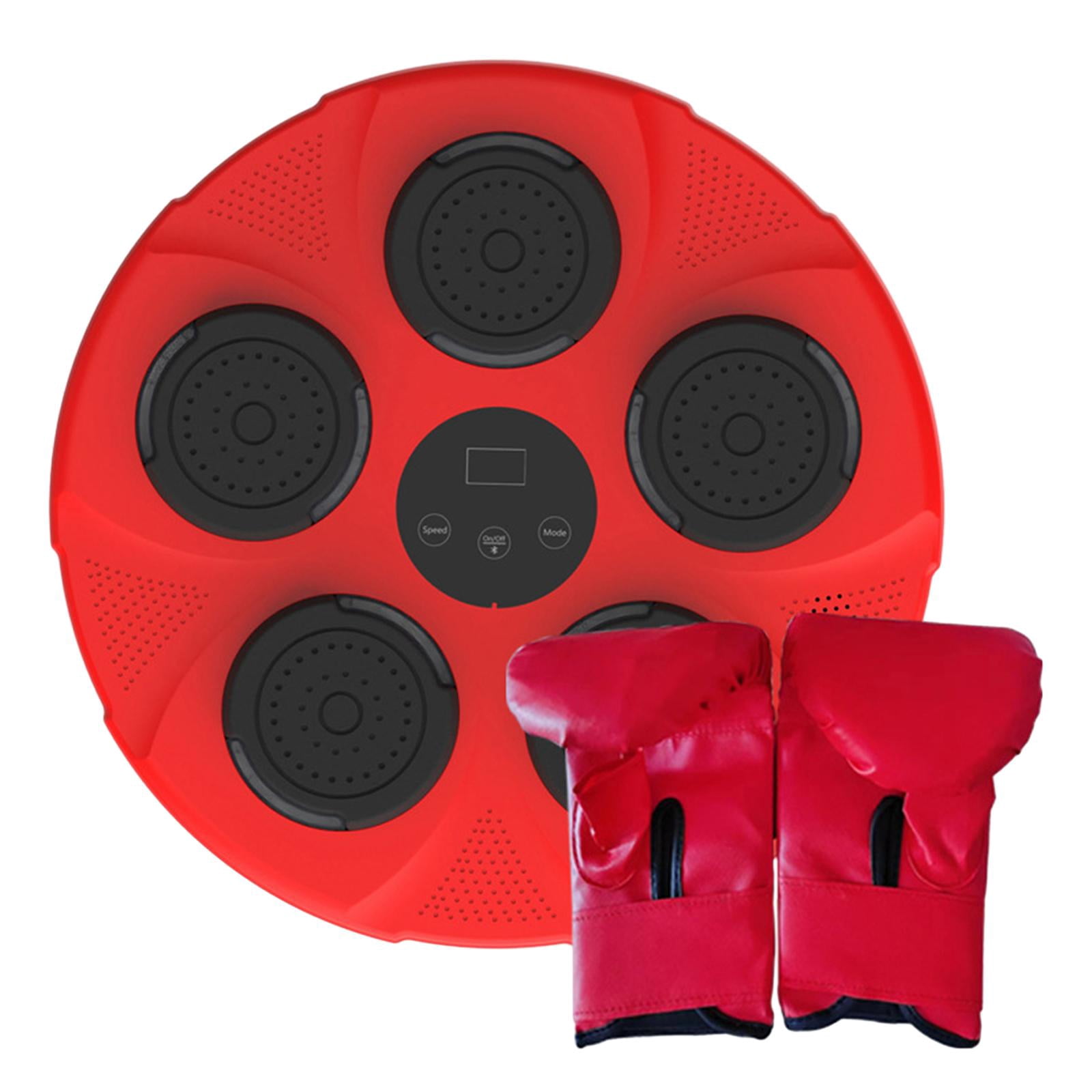harayaa Electronic Boxing Machine Mode Speed Adjustable Boxing Training Equipment Boxing Red Adults Gloves
