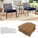 thumbnail image 4 of Cojines Al Aire Libre Cojines De Muebles De Patio Con Mechones Gruesos 2pcs Anti Antidabuladores Agua A Prueba De Sol Fáciles De Limpiar Almohadillas En Forma De U, 4 of 7