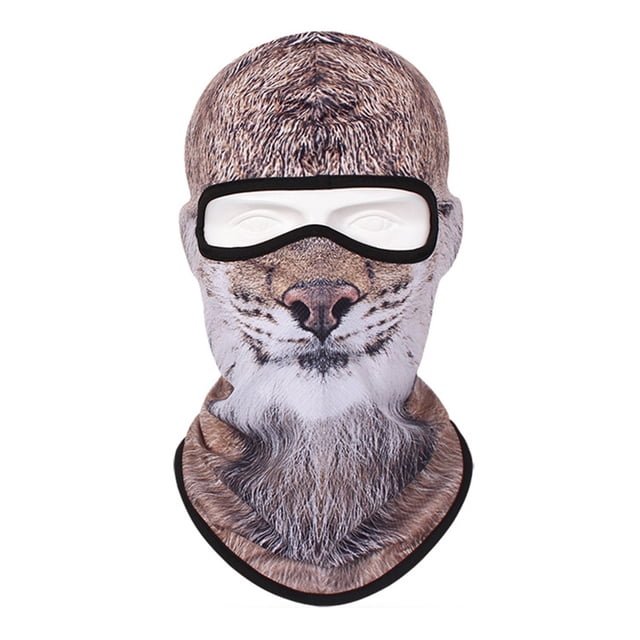 Animal Print Sweat Absorbing Quick Drying Breathable for Men and Women Outdoor Cycling Sun Headgear Cute Pet Headgear Animal Neckband