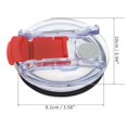 thumbnail image 2 of Unique Bargains 1 Pc Lightweight Tumbler Lid for Office Red Plastic, 2 of 5