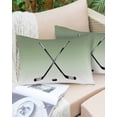 thumbnail image 6 of Sage Green White Throw Pillow Cover 20 x 26 Inch Decorative Pillow Cover Modern Ombre Sports Game Ice Hockey Lumbar Pillowcase Seasonal Rectangle Cushion Case for Couch Sofa Bed Living Room, 6 of 7