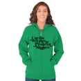 thumbnail image 3 of Cute Cardio Weights Protein Shakes Zip Hoodie Sweatshirt Women Brisco Brands M, 3 of 6