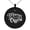 Black, variant on Rose Gold Stainless Steel Mama Needs Coffee Small Medallion Circle Charm Pendant Necklace