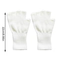 thumbnail image 3 of Qarigey 1 par de guantes sin dedos, accesorio de ropa, calentadores de manos térmicos para adultos, cubierta de medio dedo, guante largo de punto para Type3 NO3 Qarigey AP009506-02, 3 of 6