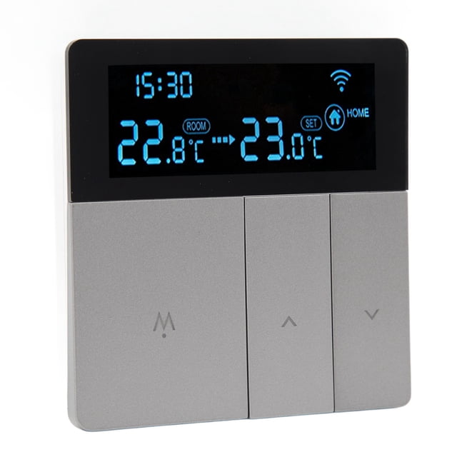 Termostato doméstico, termostato digital, termostato digital LCD grande, termostato inteligente, rendimiento impulsado