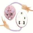 thumbnail image 3 of Interactive Self-Entertainment Cat Toy with Motorized Mouse, Automatic Teaser for Cats Stimulating Hunting Instincts, Rechargeable Design (Purple), 3 of 3