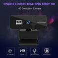 thumbnail image 2 of Webcam for PC/Laptop, 1080P Webcam, Adjustable FOV, Zoom, Software Control & Privacy Cover, USB HD Computer Web Camera,Plug and Play, 2 of 9