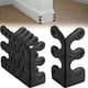 thumbnail image 1 of Protectores de esquinas metálicos vintage | Tapas decorativas de latón para enchufes de muebles y paredes | Juego de 4 protectores de zócalo, 1 of 6