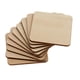thumbnail image 5 of Piezas Cuadradas de Madera Sin Terminar Perfecl Artesanía 60x60mm 10 Piezas, 5 of 8