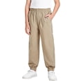 thumbnail image 2 of WPPGONE Teen Boys Cuffed Track Pants Breathable Moisture-Wicking Athletic Joggers with Elastic Waistband Big Kids School Workout Running Active Pants, 2 of 5