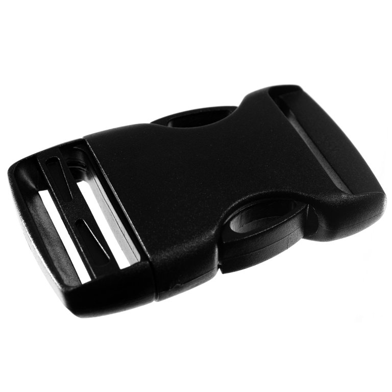 Craft County 1 1/2 Inch Buckles, Side Release Plastic Cord