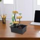 thumbnail image 1 of Fuente de agua de mesa eléctrica, adorno de cascada Fengshui, regalo duradero, loto para escritorio, interior, exterior, jardín, relajación relajante, perfecl Fuente de mesa, 1 of 8