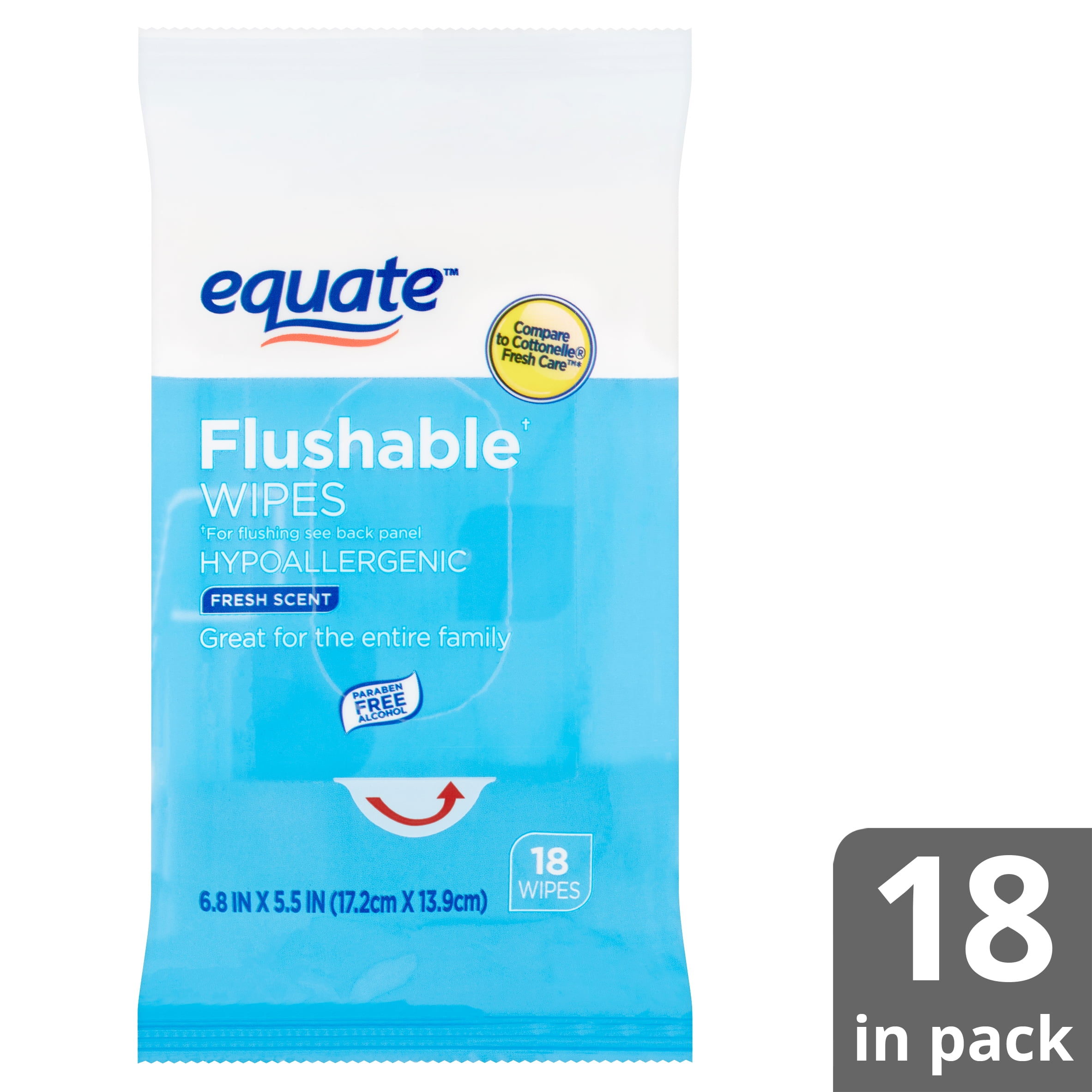 flushable baby wipes walmart