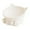White, variant on FastXmas Cat Food Bowl,Cat Shape Cute Pet Bow, Ceramics Raised Bowl Tilted 15 Degrees Elevated Cat Food and Water Bowls, Anti Vomit Dog Kitten Food Dishes Pet for Cats and Small Dogs(6.1x4.1 In)