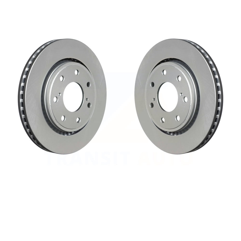 Front Coated Disc Brake Rotors Pair For 2010-2014 Ford F-150 With 7 Lug  Wheels KG-100099