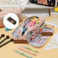 thumbnail image 6 of Big Capacity Pencil Bag 9 Layered Pencils Case Multi Compartments Canvas Pen Bag, 6 of 9