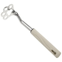 OUNONA Heavy Duty Potato Masher Manual Stainless Steel Potato Pressed Tool Vegetable Bean Masher Baby Food Crusher Kitchen Utensils For Bean Vegetable Fruits Avocado Meat