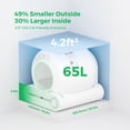 thumbnail image 4 of Automatic Self-Cleaning Cat Litter Box 65L w/ App Control, 4 of 11