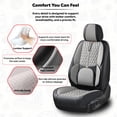 thumbnail image 5 of for Toyota Yaris 2015 Full Set Seat Covers Leather Seat Covers Interior Protection Tailored Fit Padded Support Armrest Compatible, Only 4 Door, 5 of 10