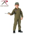 thumbnail image 1 of Rothco Kid's Flight Coverall With Patches - Olive Drab, Medium, 1 of 2
