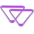 thumbnail image 2 of 2pcs Games Billiard Ball Holder Pool Table Ball Rack Triangle Billiard Organizer for Club, 2 of 9