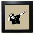 thumbnail image 1 of Body Posture Headset Dance Black Square Frame Picture Wall Tabletop, 1 of 3