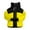 Yellow, variant on Cloth Mini Down Jacket Keychain with Zipper Design and Lightweight Material for Bag Backpack and Key Decoration Black