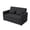 Dark Gray, variant on Hawsaiy 3-in-1 Convertible Sleeper Sofa Bed, Pull Out Loveseat Couch with 5-Level Adjustable Backrest, Metal Frame, Side Pockets & Pillows, Easy Assembly, Dark Gray