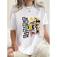 thumbnail image 1 of Cartoon Network Characters Graphic T-Shirt for Women, Knit Fabric, Casual Round Neck Short Sleeve, Breathable Soft, Spring/Fall Collection, 1 of 6